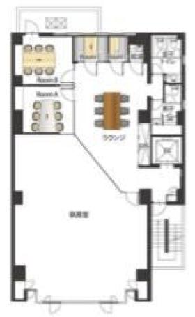 会議室2室付き！ テレカンブース完備の居抜き賃貸オフィス物件(約50坪) ｜居抜きオフィス物件検索サイト【vivit-ビビット】（サムネイル2）